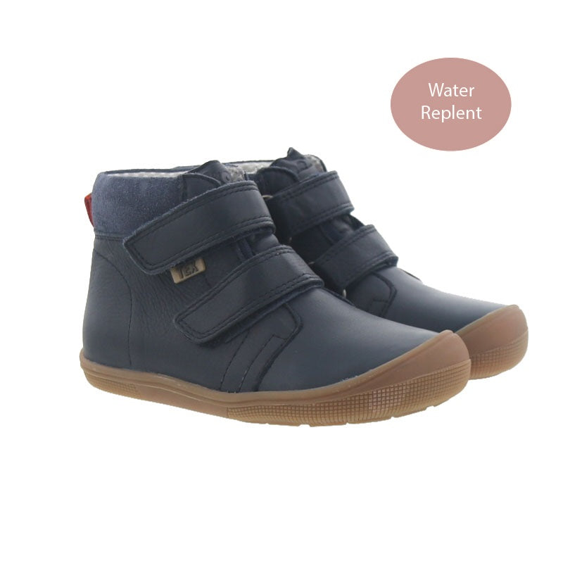KOEL Barefoot Kinderstiefel - DARVO NAPPA - blue