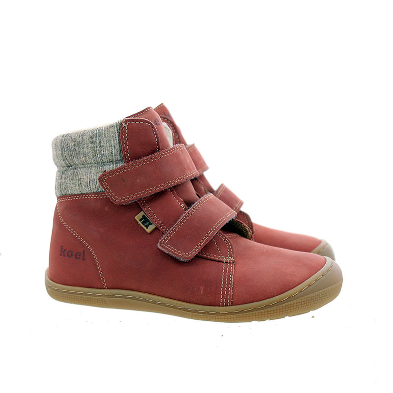 KOEL Barefoot Kinderstiefel - DEAN 2.0 WP WOOL - old pink