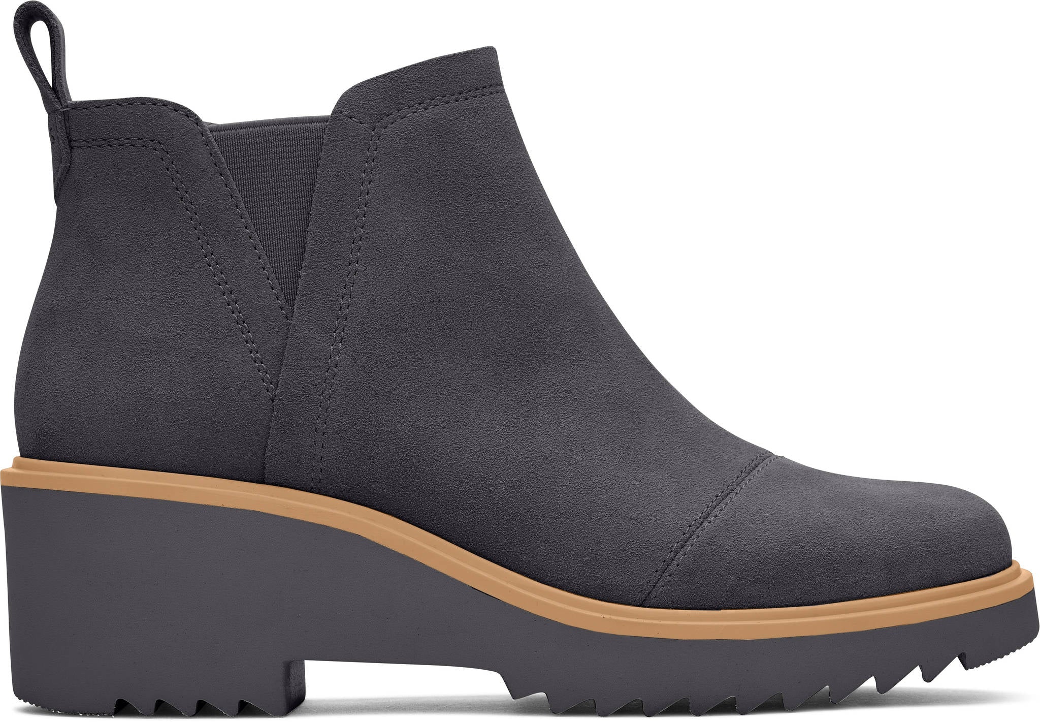 TOMS Damenschuhe Stiefeletten MAUDE 10020234 forged iron suede