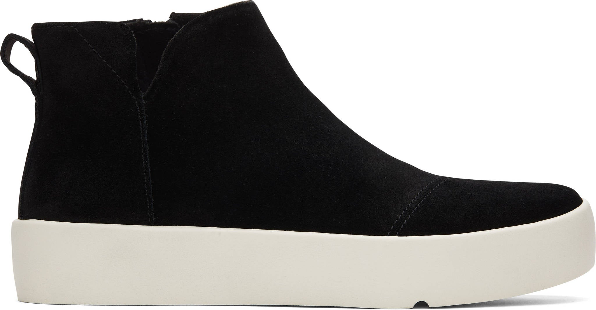 TOMS Damen Booties VERONA MID 10021067 black suede