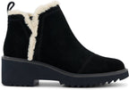 TOMS Damenschuhe Stiefeletten MAUDE FAUX 10022556 black suede