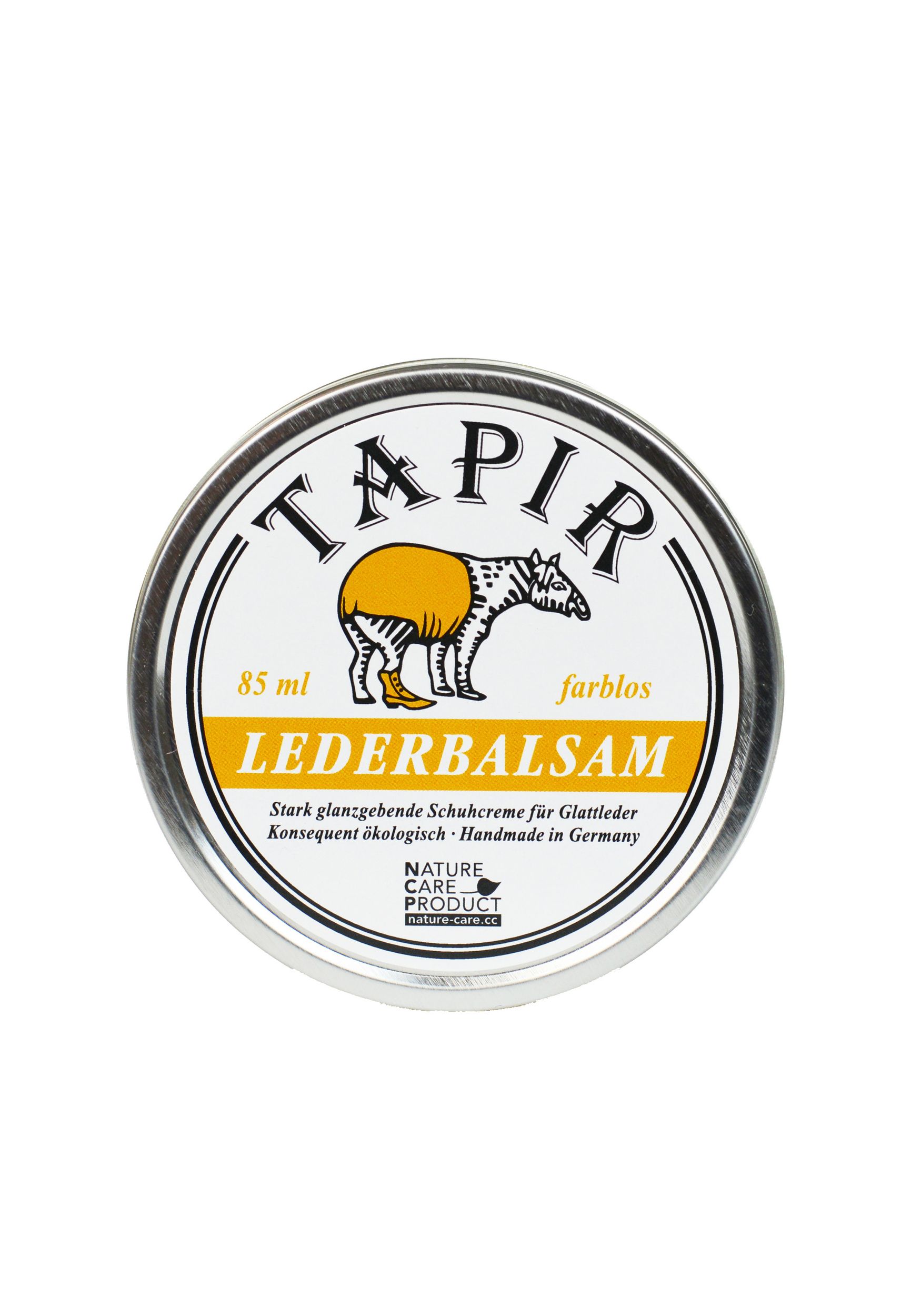 TAPIR - Schuh- und Lederpflege LEDERBALSAM farblos 85ml