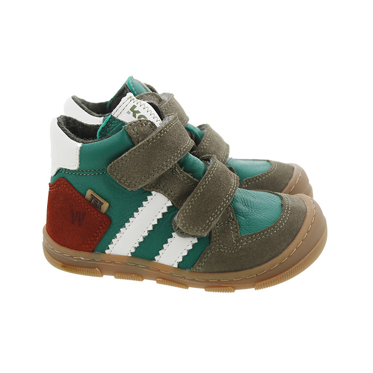 KOEL Barefoot Kinderschuhe - KALI LEATHER extra weit - green
