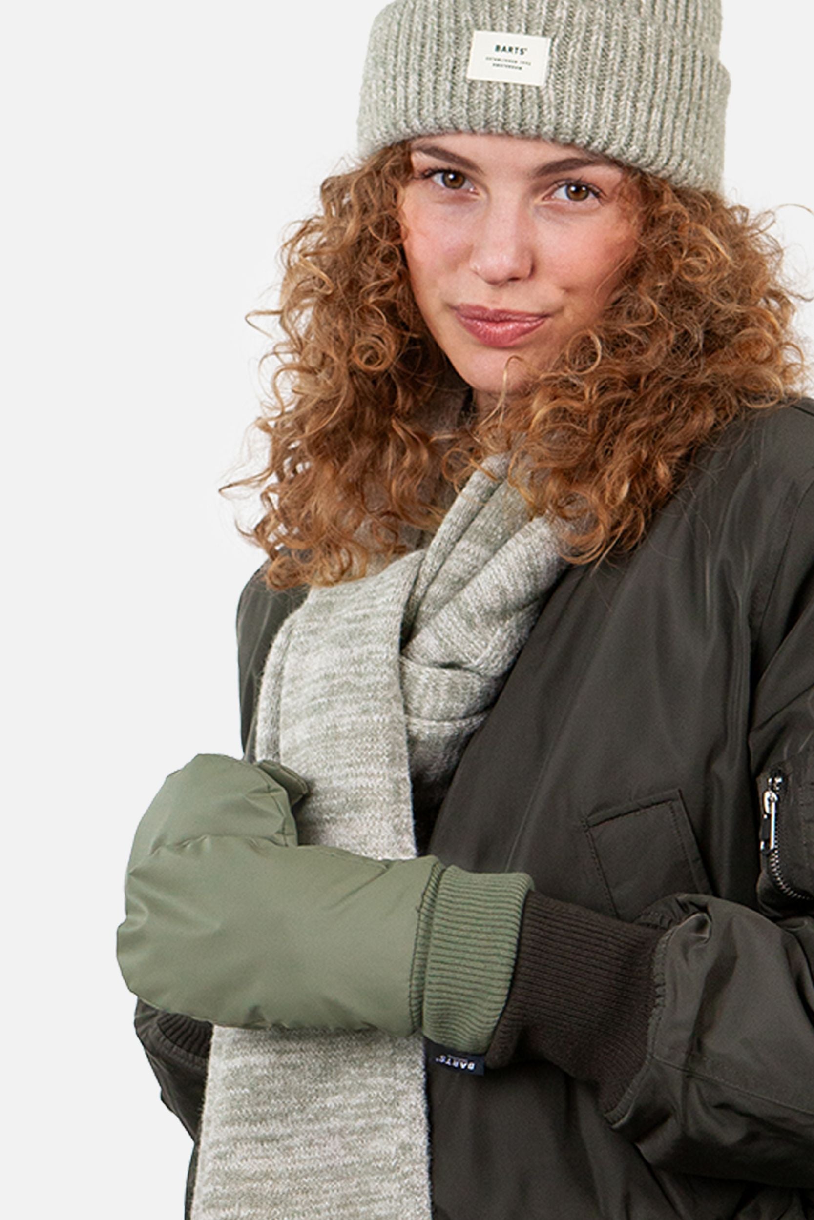 BARTS Damen Handschuhe Mitts ALYSSIE army