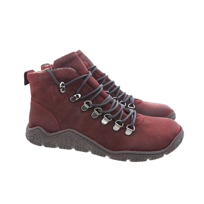 KOEL Damen Barefoot Booties ROXA - bordo