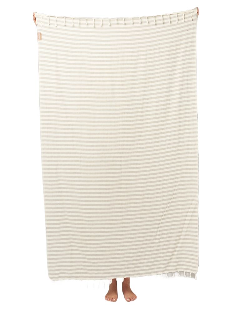 ESPADRIJ L'ORIGINALE - Strandtuch Stripes 950S - ecru sable