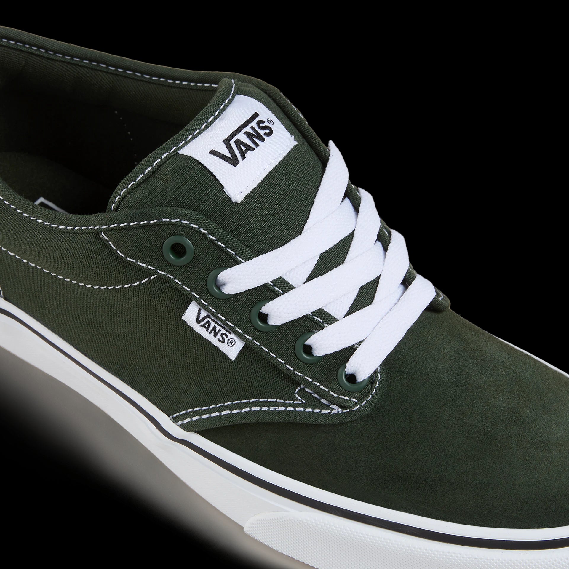 VANS in Übergröße - ATWOOD Suede Canvas - dried kelp