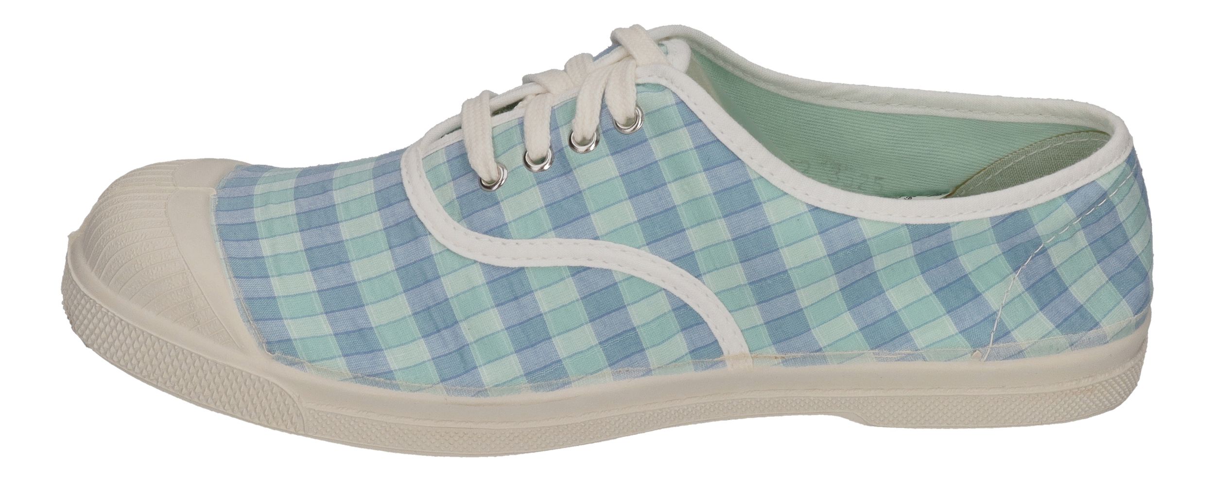 BENSIMON Damenschuhe Sneakers SUMMER CHECKS - aqua