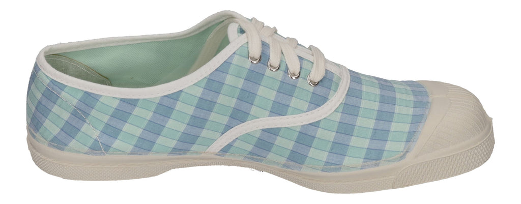 BENSIMON Damenschuhe Sneakers SUMMER CHECKS - aqua