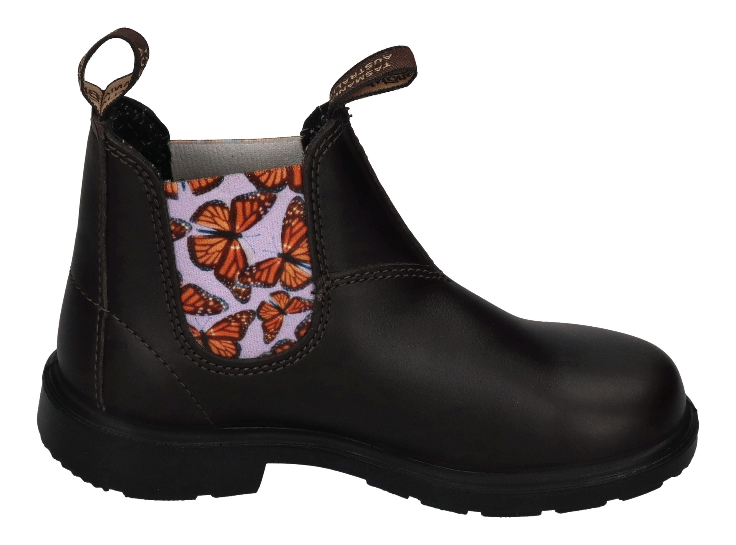 BLUNDSTONE Kinderschuhe Boots 2395 brown butterfly lilac