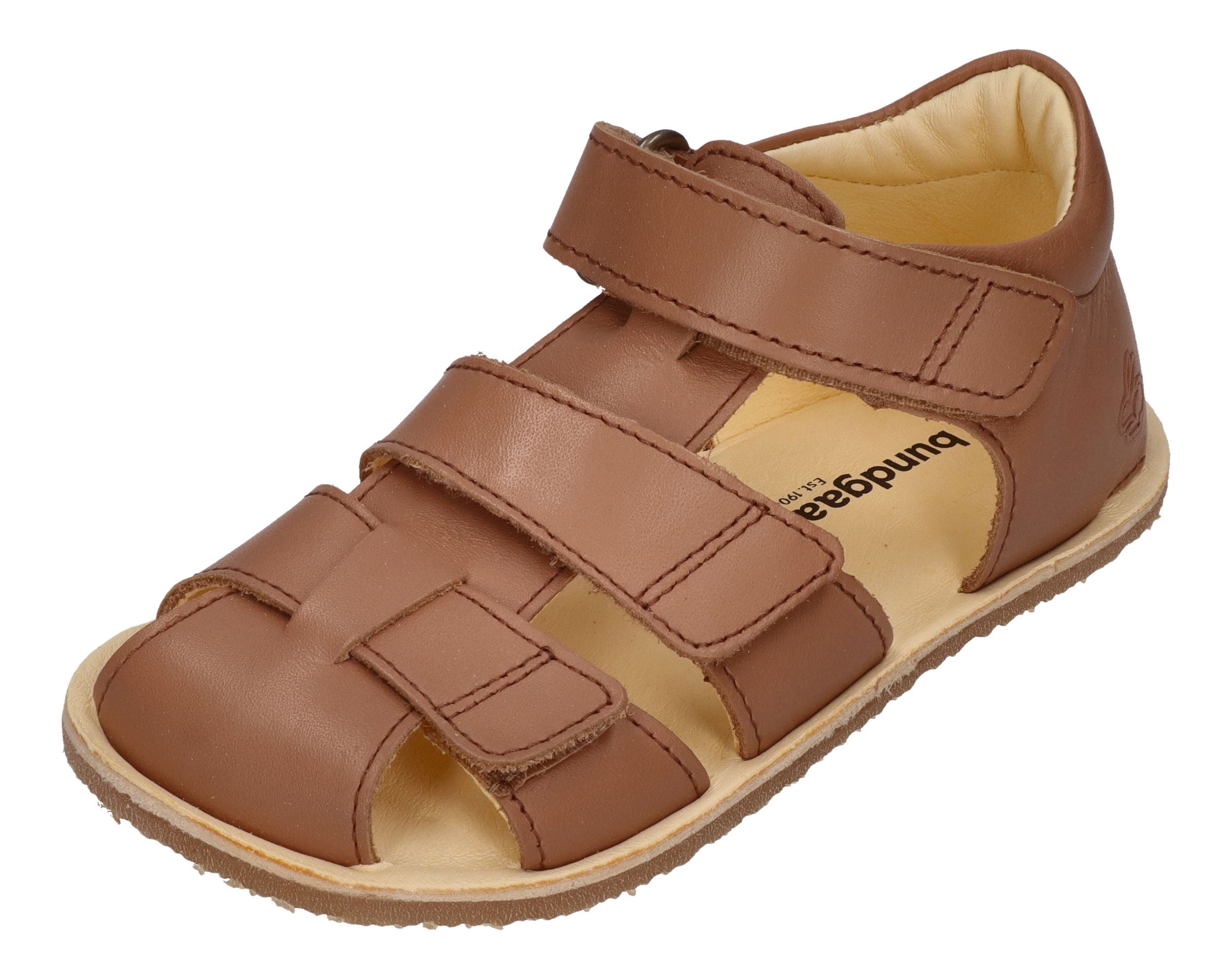 BUNDGAARD Barefoot Kinderschuhe Sandalen SAVI BG202237 cognac