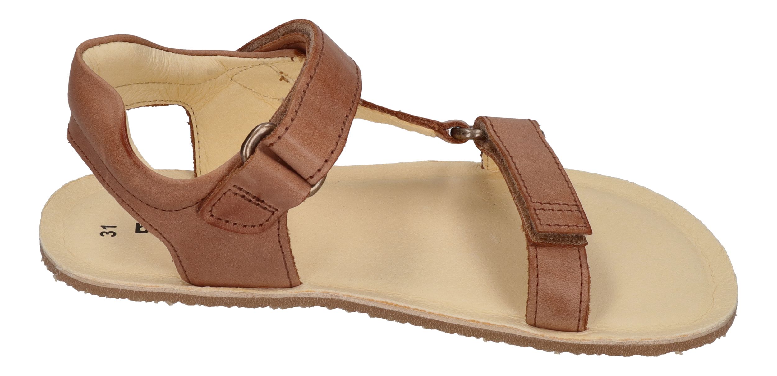 BUNDGAARD Kinder Barefoot Sandalen HAVEN BG202254 cognac