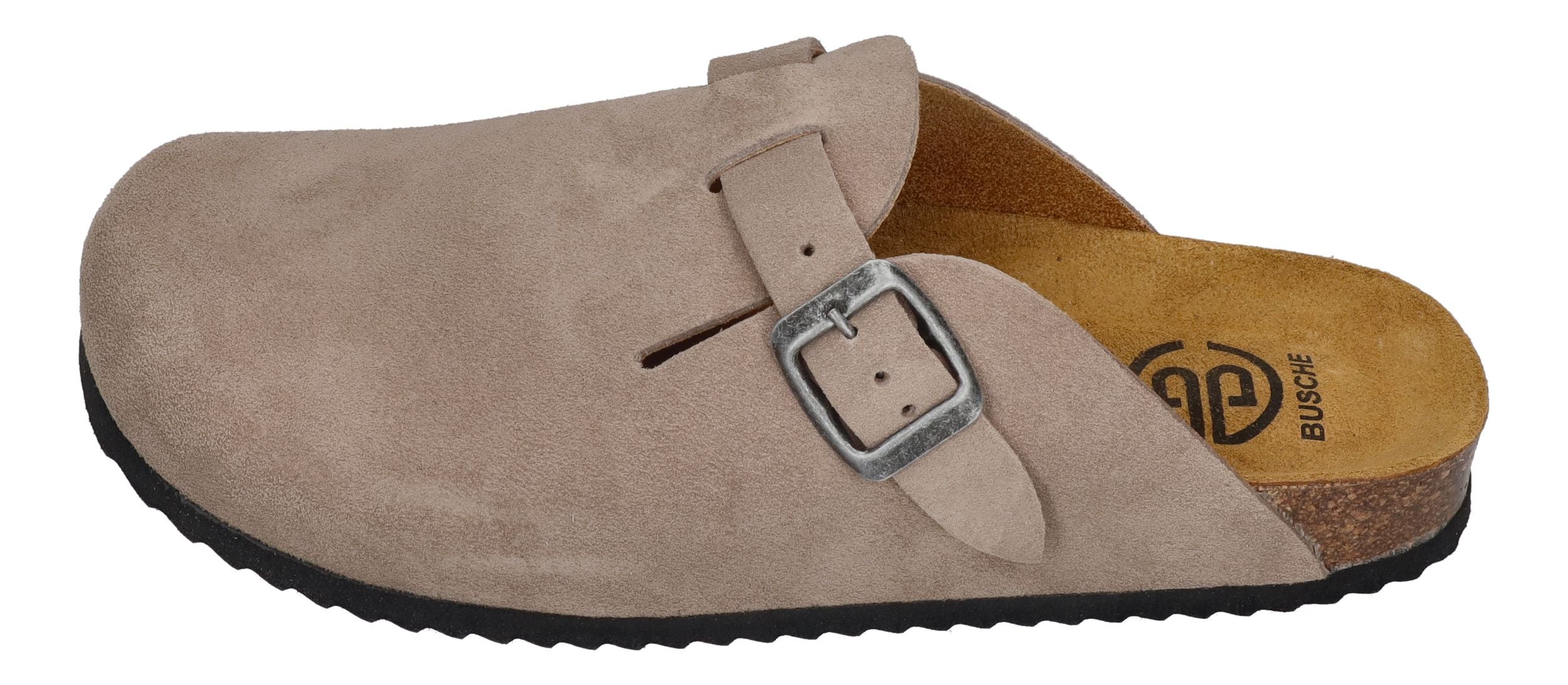 BUSCHE Damenschuhe Clogs - AMSTERDAM 281539 - ceniza