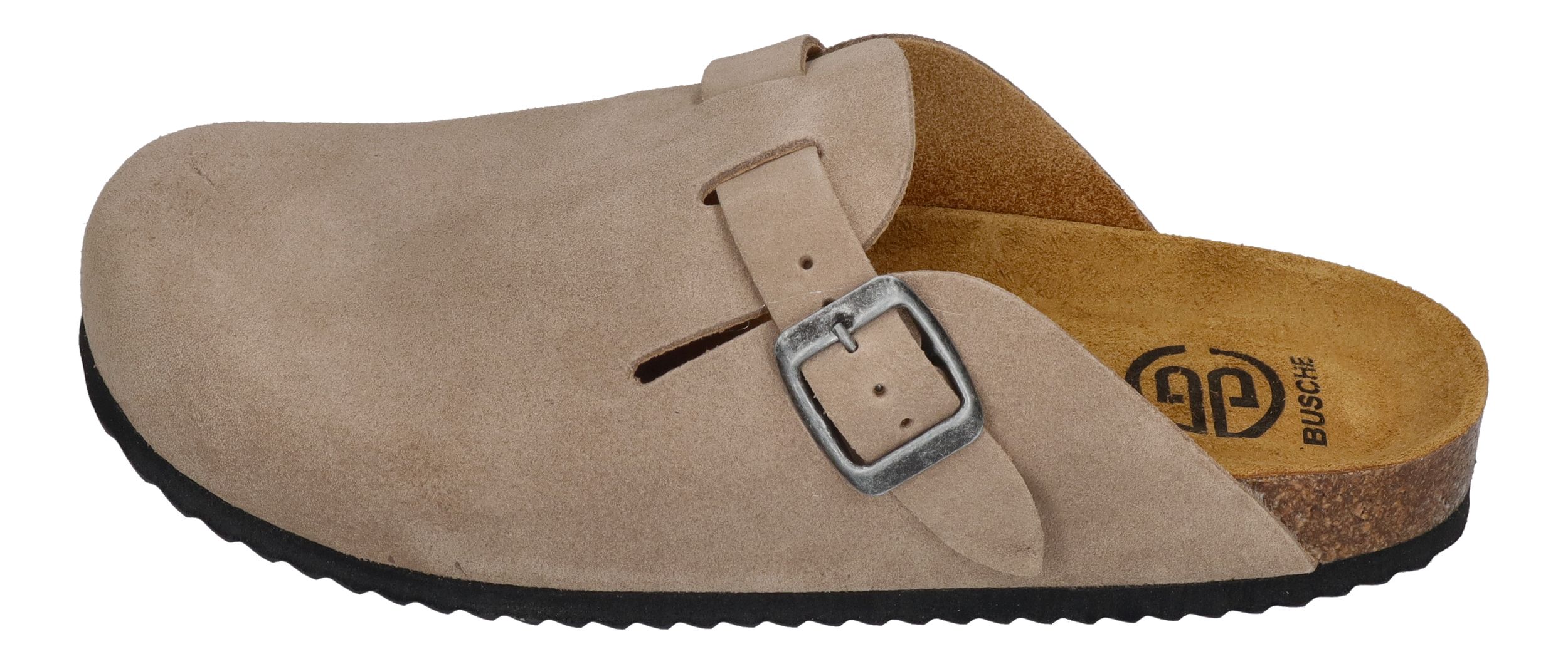 BUSCHE Damenschuhe Clogs - AMSTERDAM 281539 - piedra