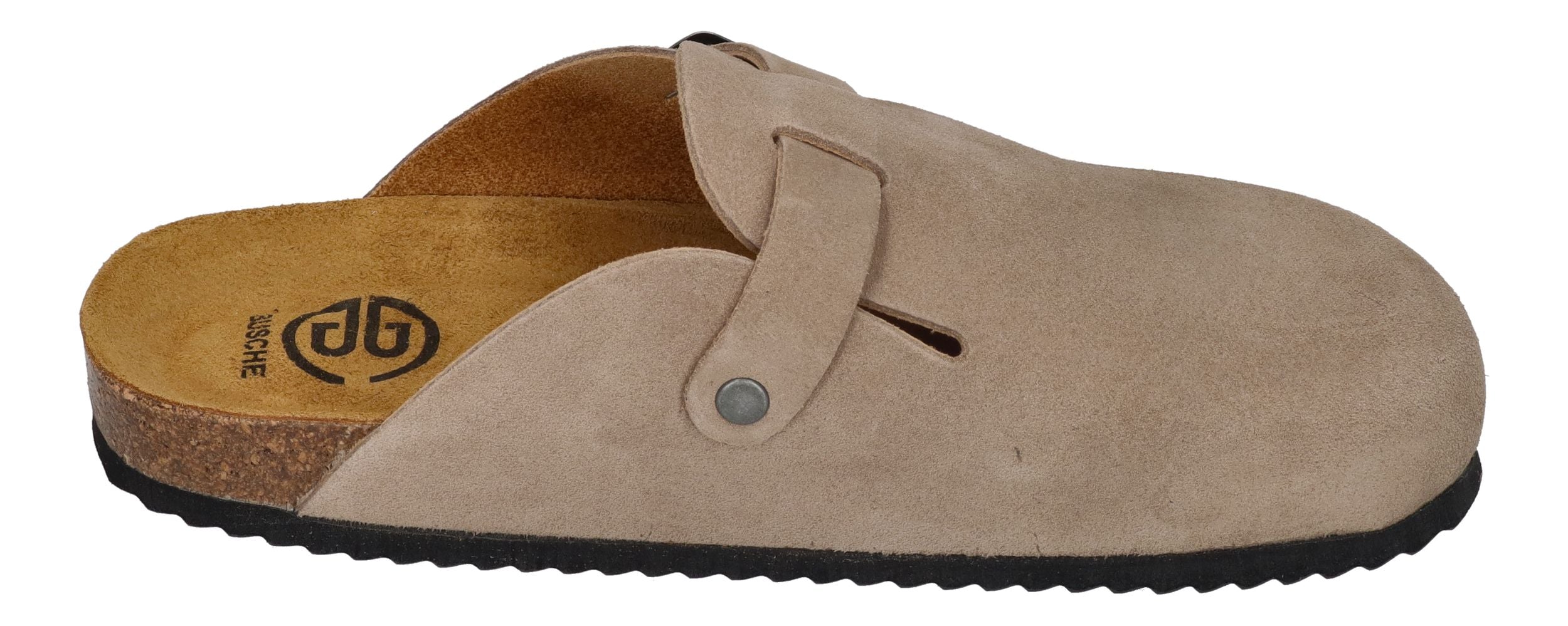 BUSCHE Damenschuhe Clogs - AMSTERDAM 281539 - piedra