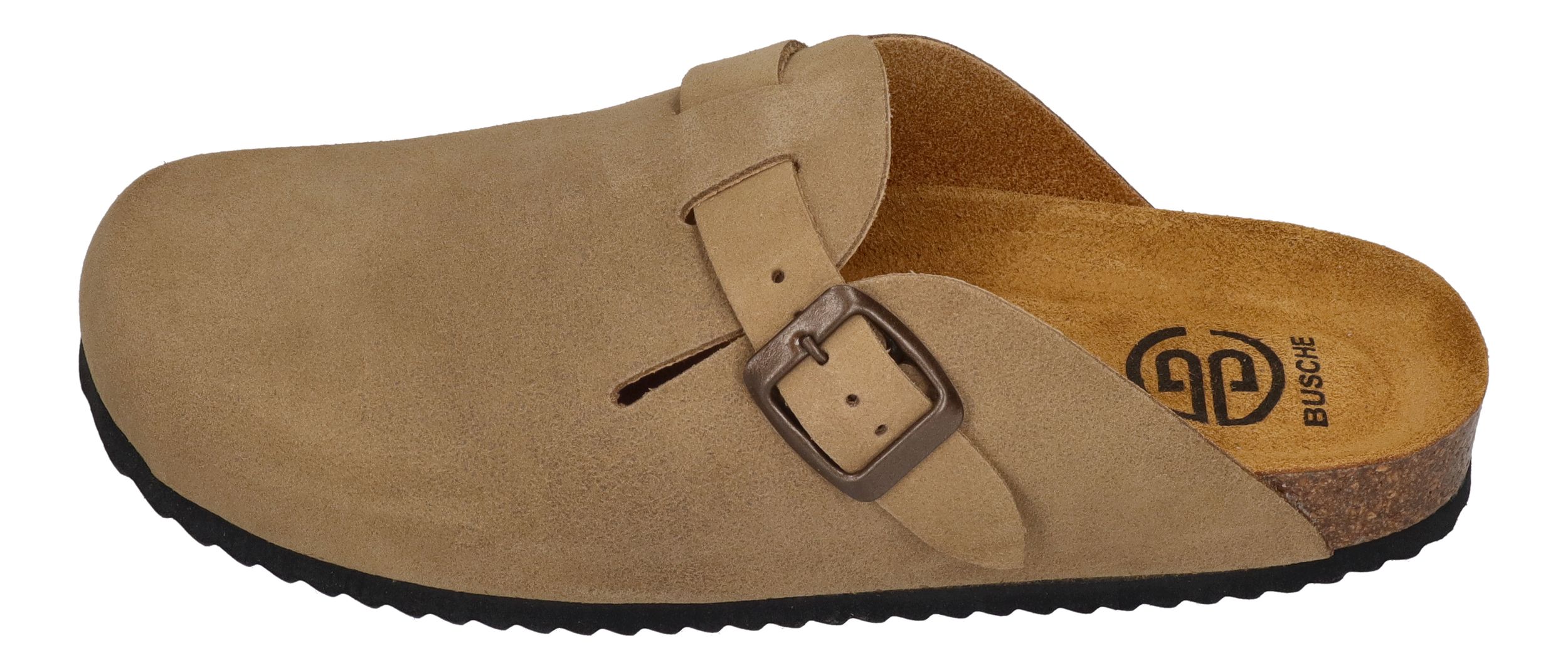BUSCHE Damenschuhe Clogs - AMSTERDAM 281539 - tan