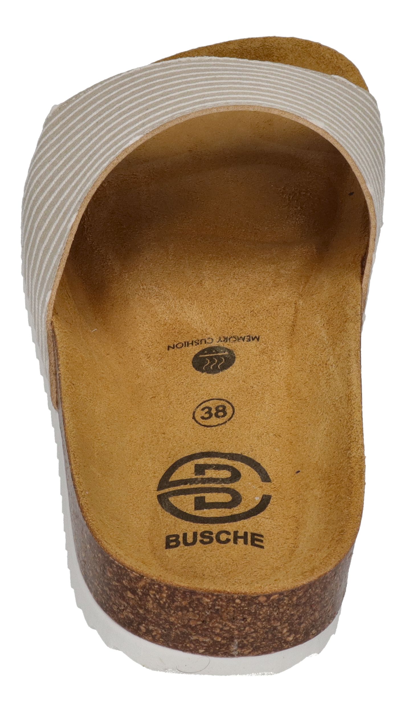 BUSCHE Damen Pantoletten Poolslide CAPRI 2825 beige
