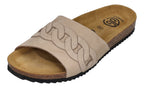 BUSCHE Damenschuhe Pantoletten Poolslide CASSIS 2625 hielo