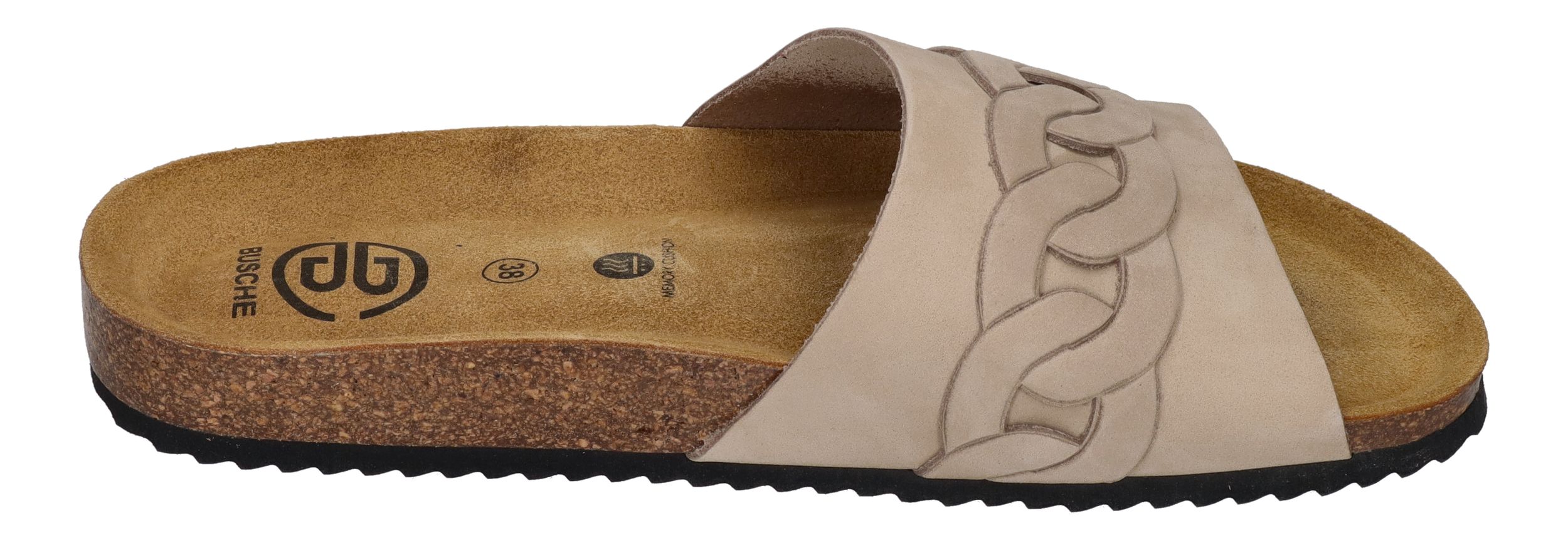 BUSCHE Damenschuhe Pantoletten Poolslide CASSIS 2625 hielo