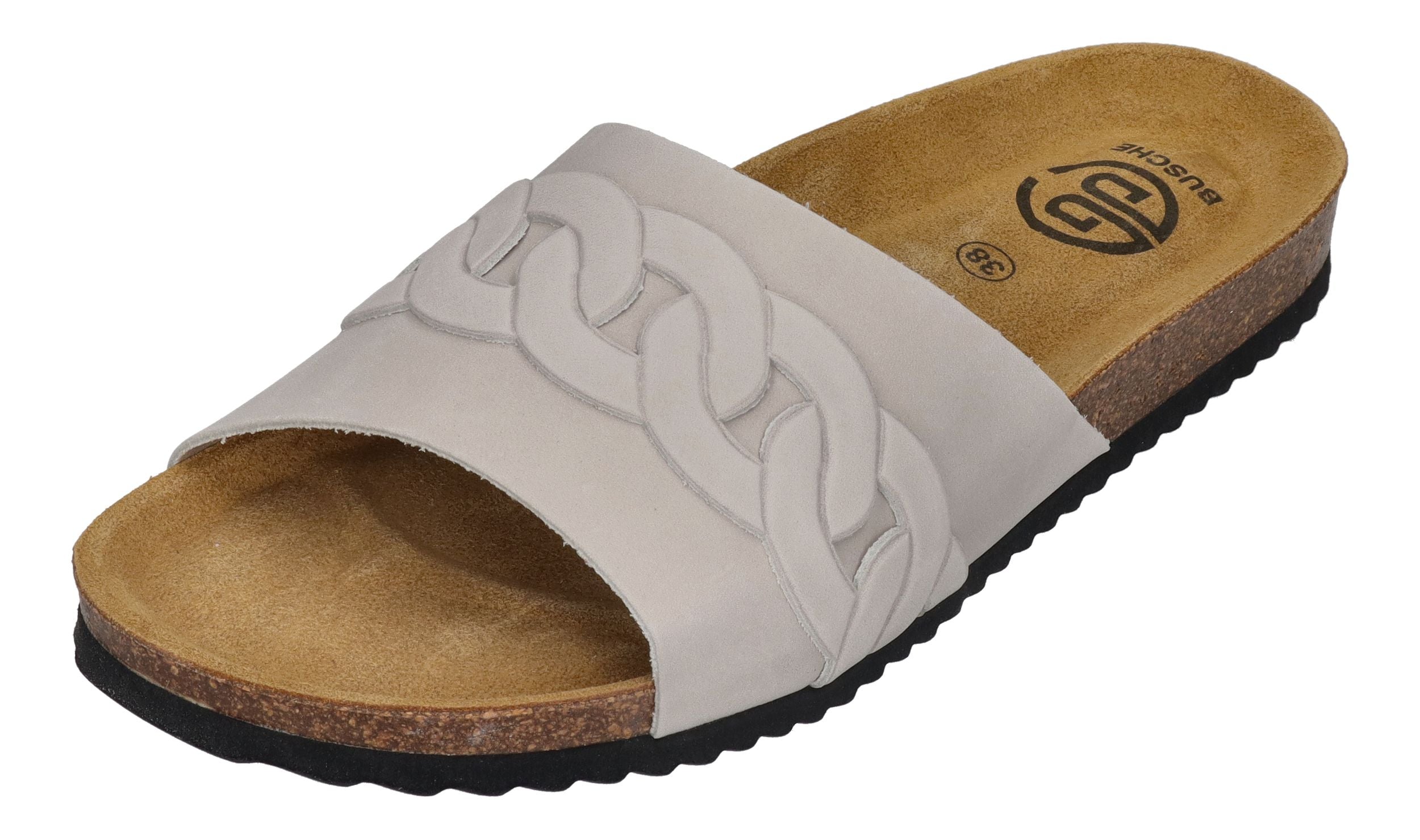 BUSCHE Damenschuhe Pantoletten Poolslide CASSIS 2625 perla