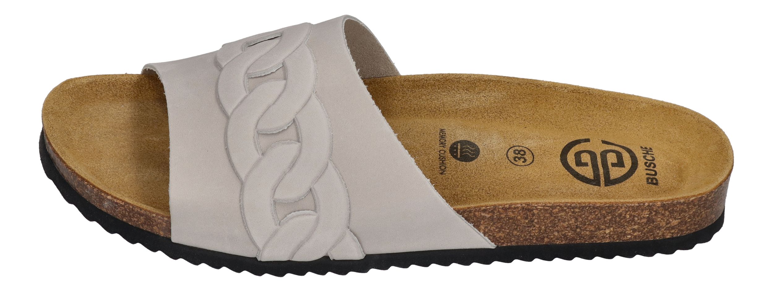 BUSCHE Damenschuhe Pantoletten Poolslide CASSIS 2625 perla