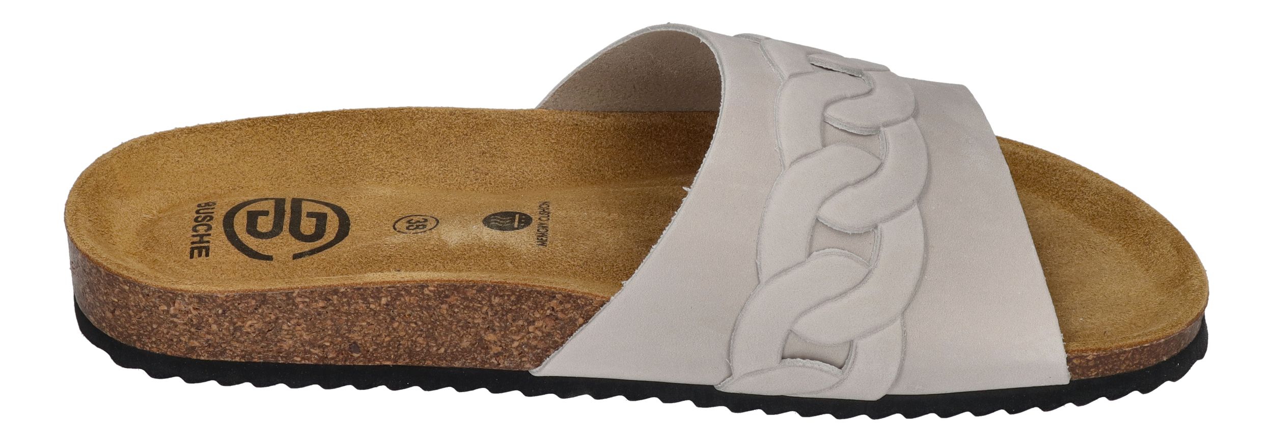 BUSCHE Damenschuhe Pantoletten Poolslide CASSIS 2625 perla