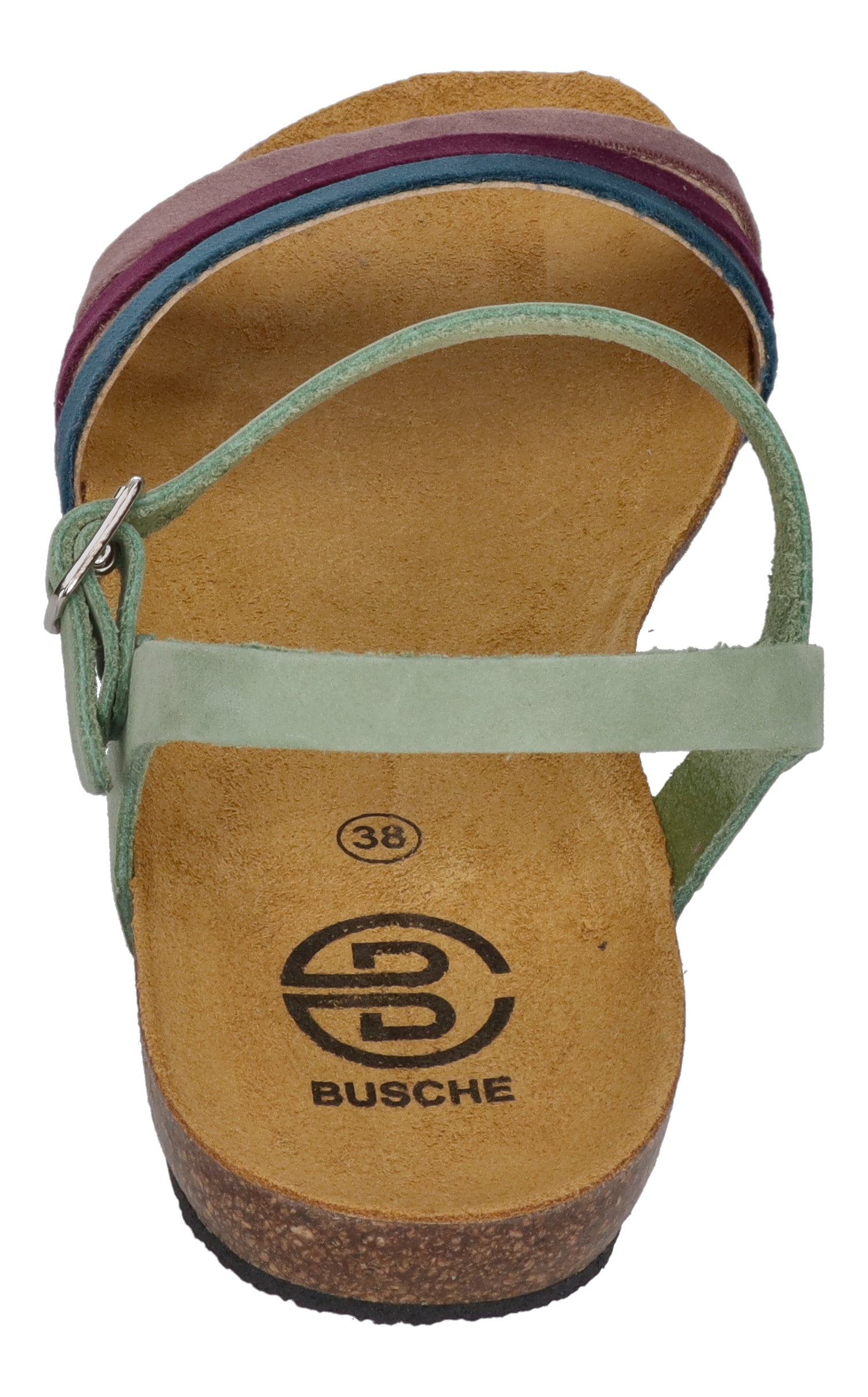 BUSCHE Damenschuhe Riemchen-Sandalen ELBA 2325 salvia