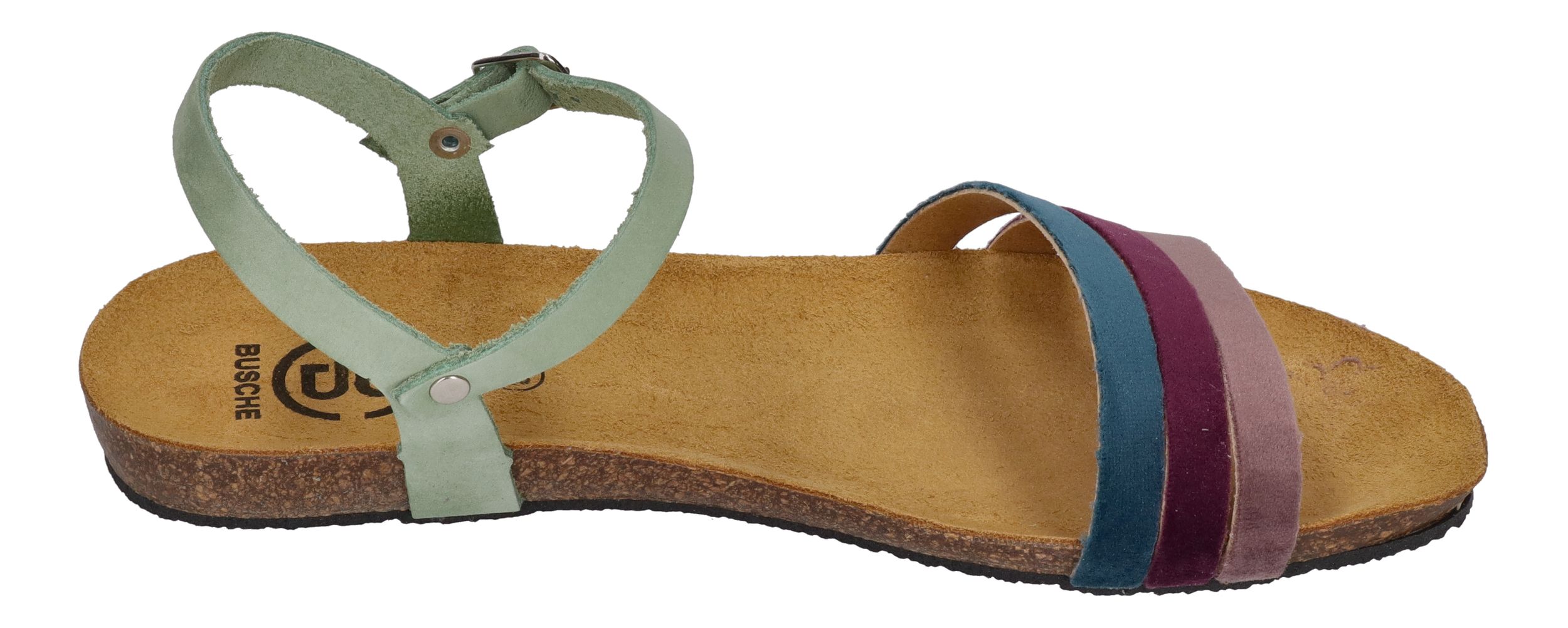 BUSCHE Damenschuhe Riemchen-Sandalen ELBA 2325 salvia