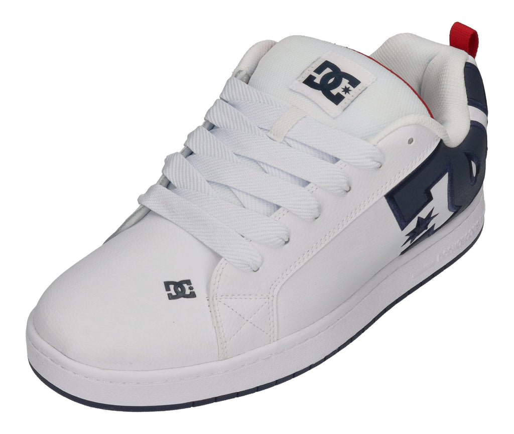 DC Sneaker in Übergrößen COURT GRAFFIK - white navy red