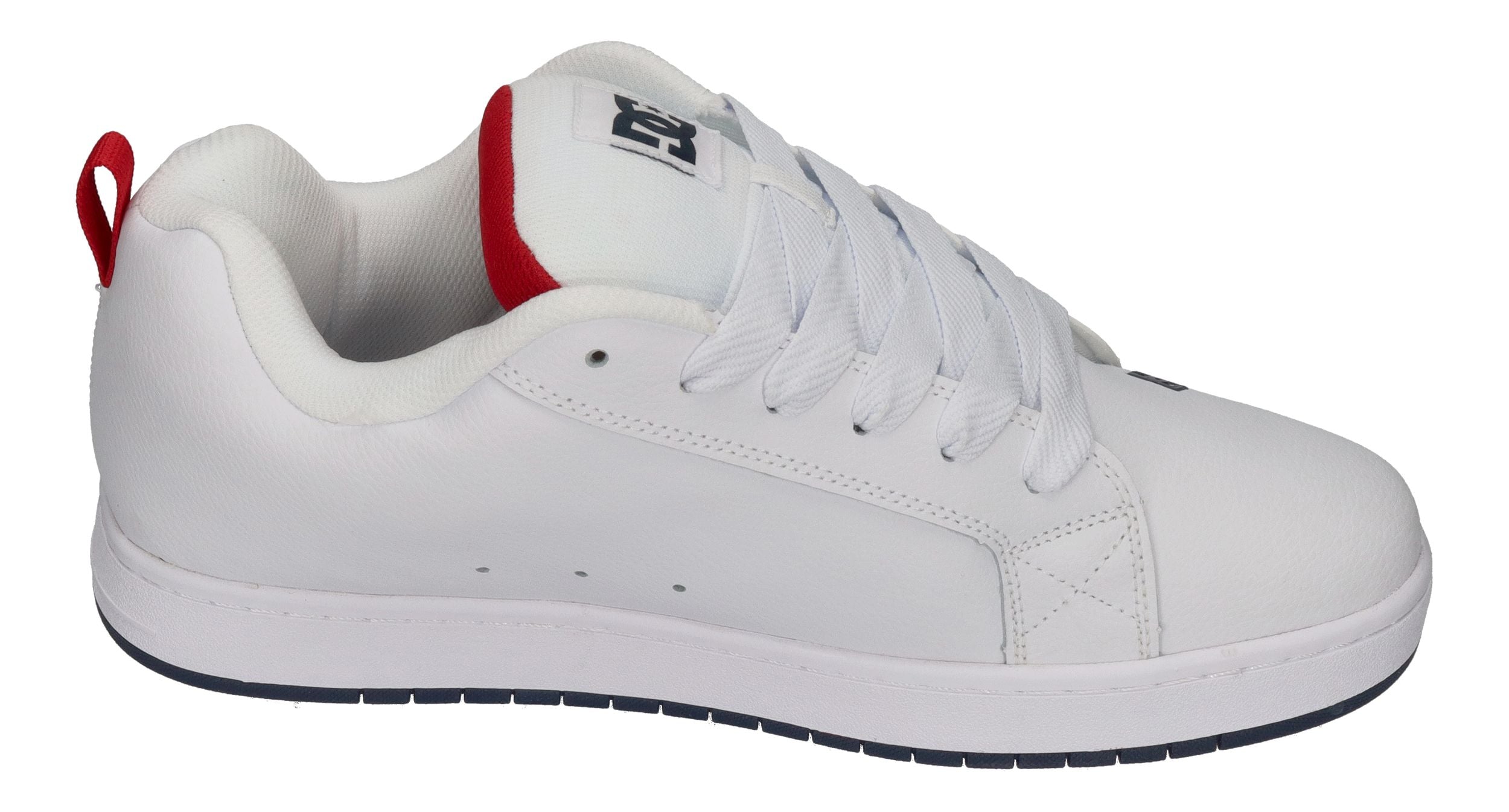 DC Sneaker in Übergrößen COURT GRAFFIK - white navy red