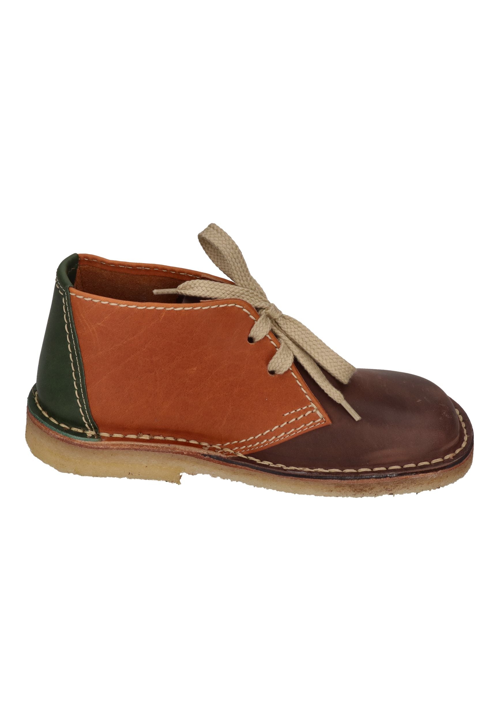 DUCKFEET DamenStiefeletten SJAELLAND 326 green brown cocoa