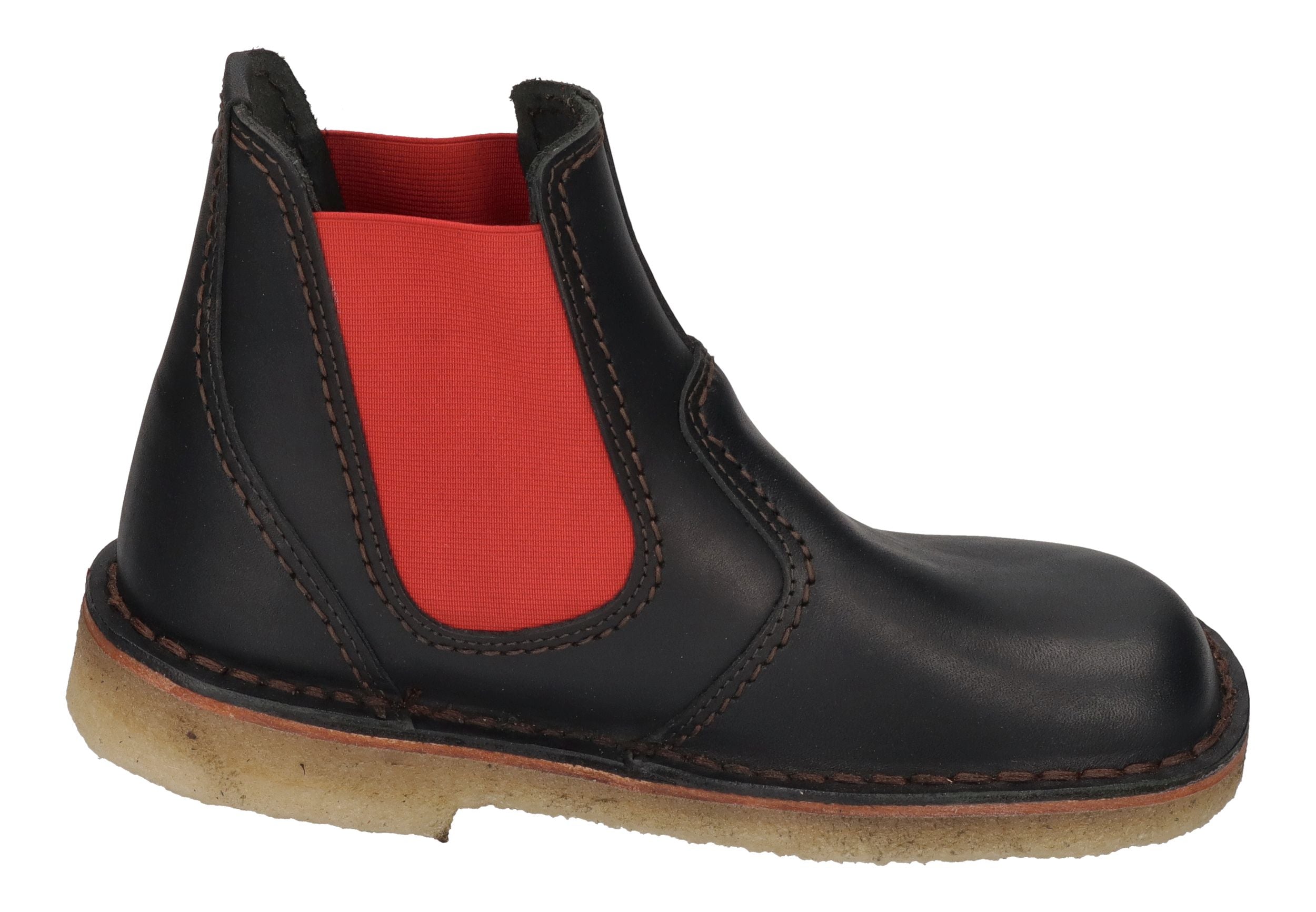 DUCKFEET Damenschuhe Chelseaboots ROSKILDE 4650 black red