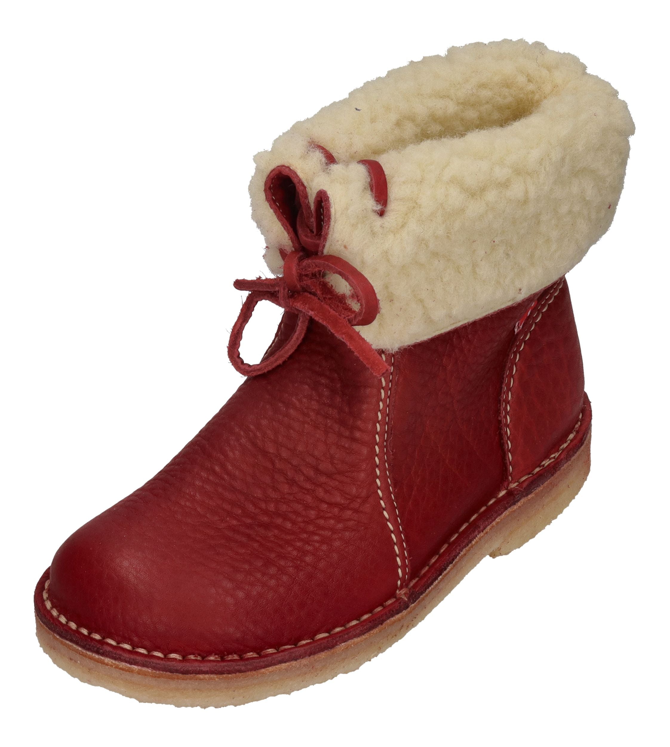 DUCKFEET Damenschuhe gefütterte Stiefel ÅRHUS 1310 granate