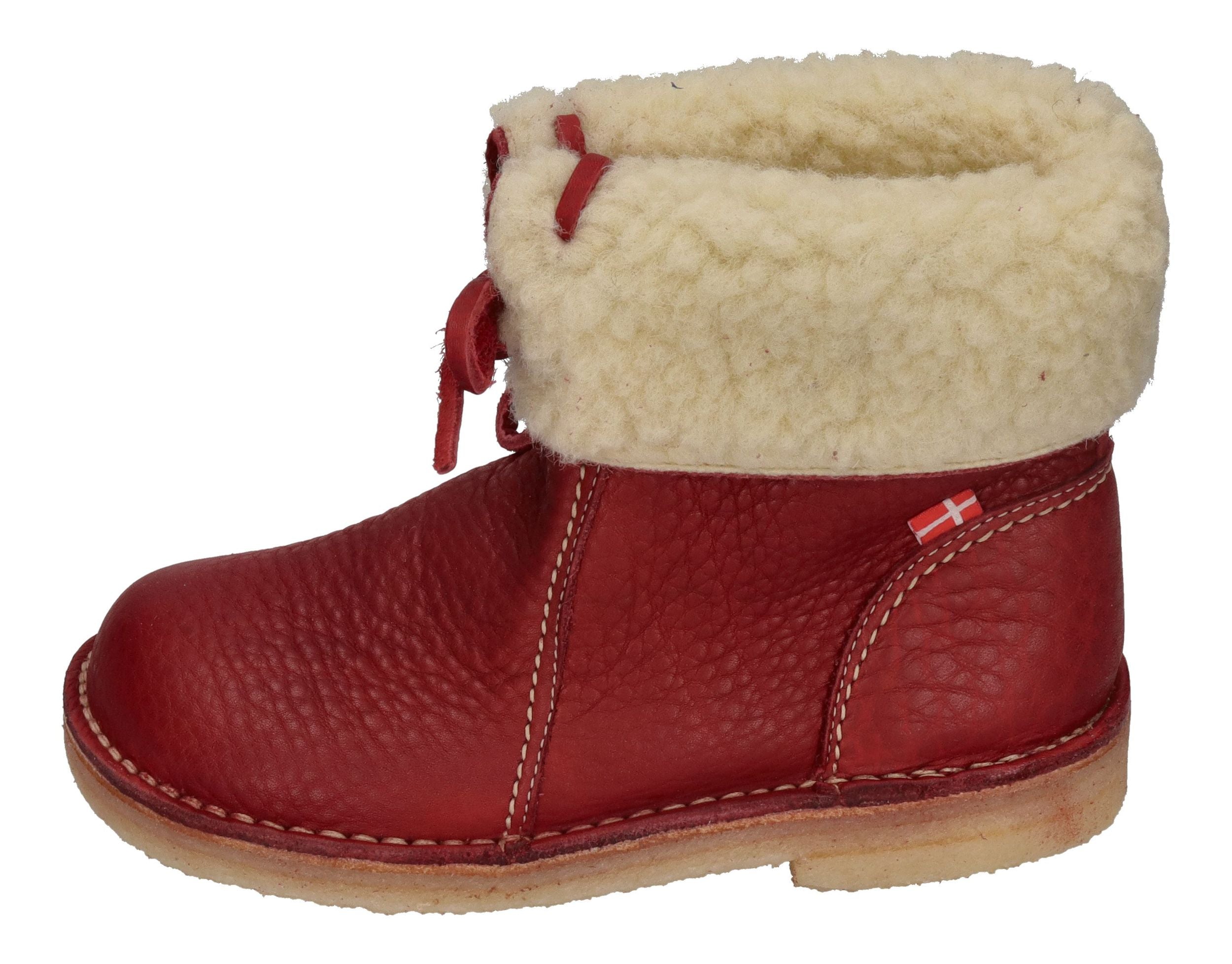 DUCKFEET Damenschuhe gefütterte Stiefel ÅRHUS 1310 granate