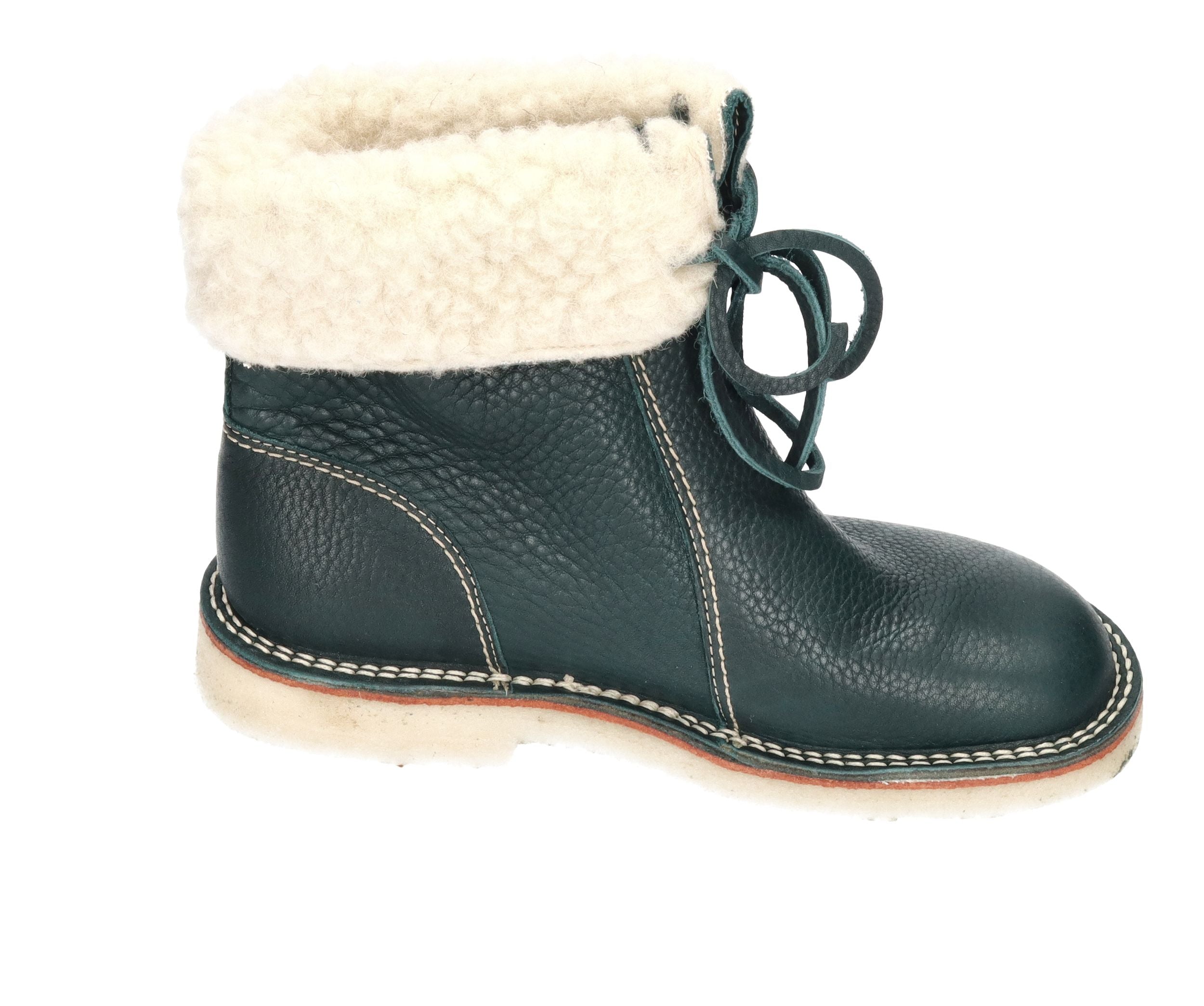 DUCKFEET Damenschuhe gefütterte Stiefel ÅRHUS 1310 green