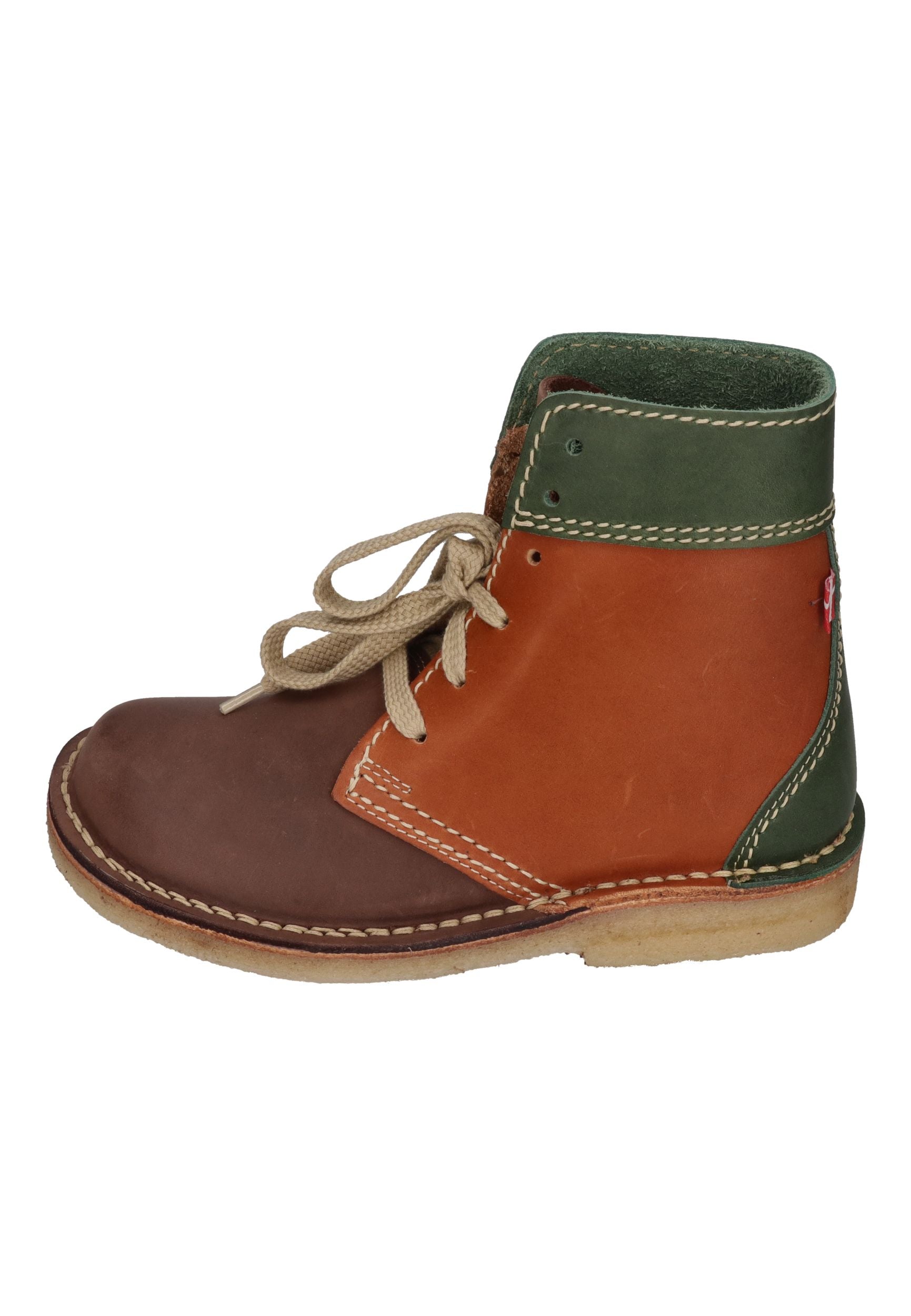 DUCKFEET gefütterte Damen-Boots Fåborg green brown cocoa