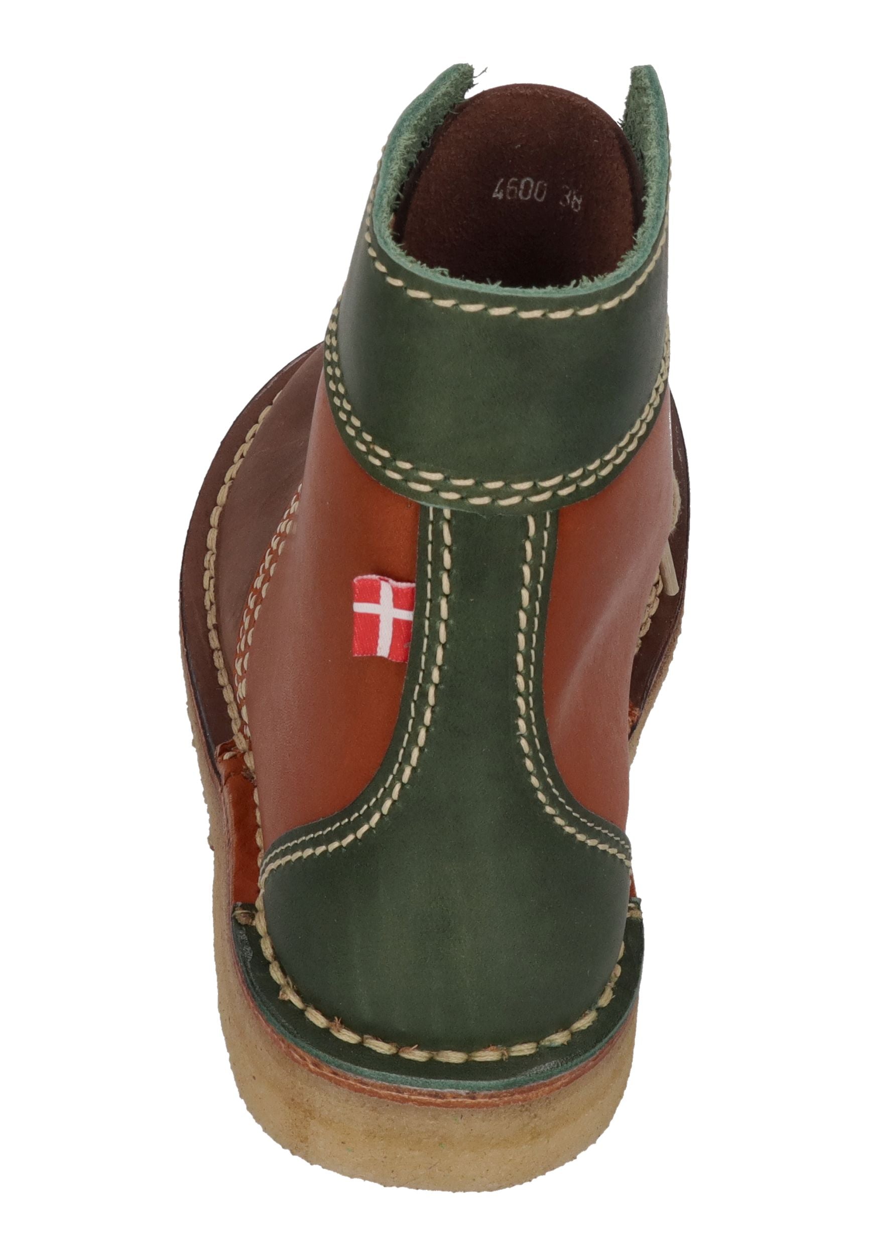 DUCKFEET gefütterte Damen-Boots Fåborg green brown cocoa