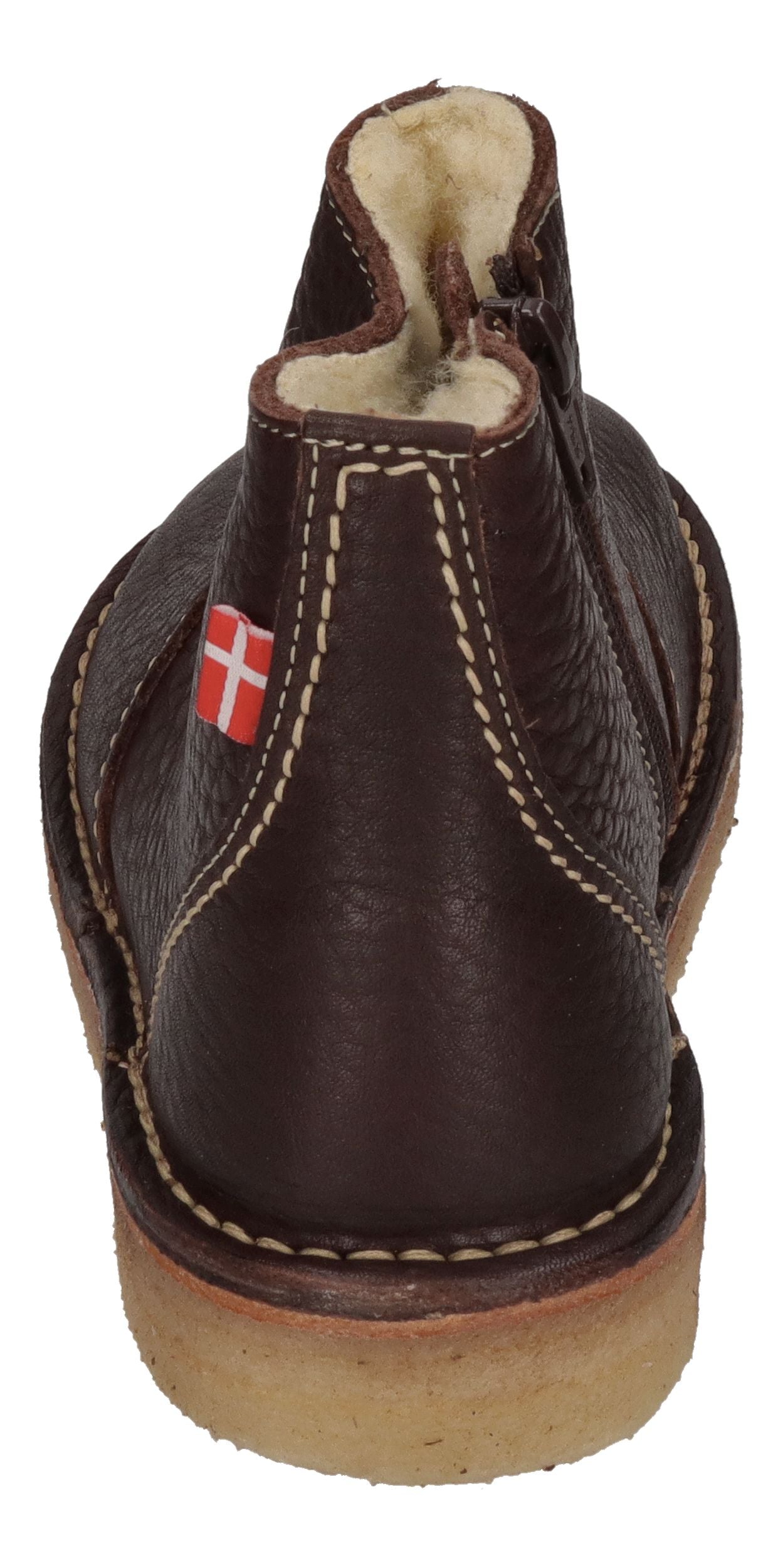 DUCKFEET gefütterte Damen Stiefeletten MIDDELFART choco