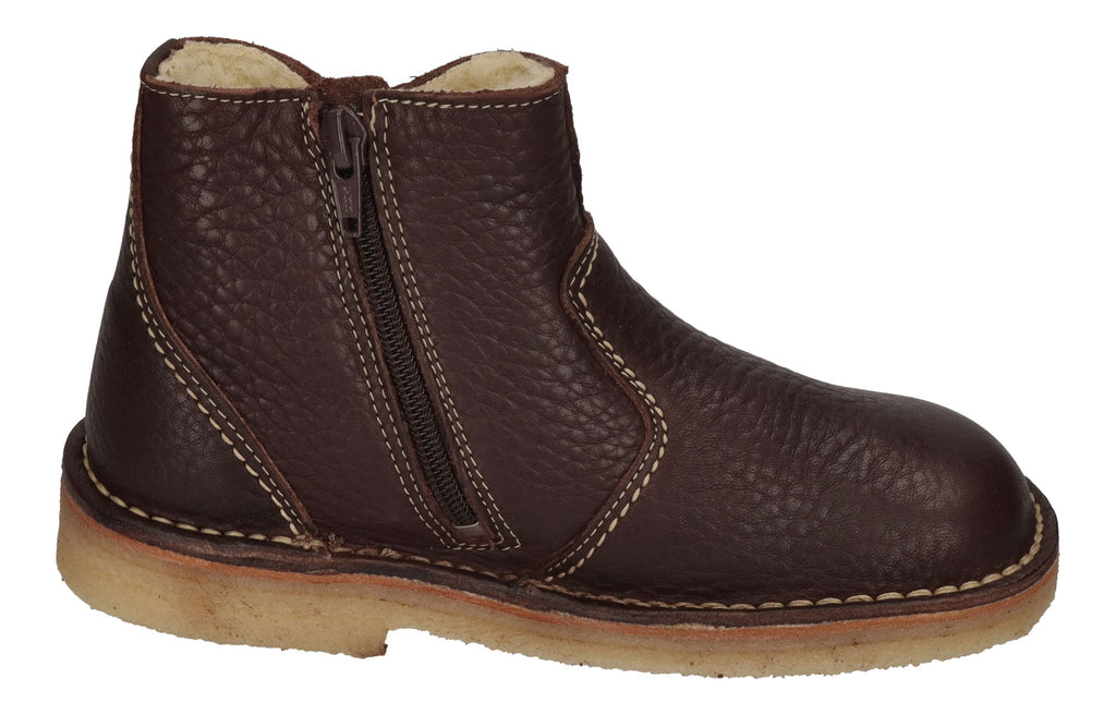 DUCKFEET gefütterte Damen Stiefeletten MIDDELFART choco