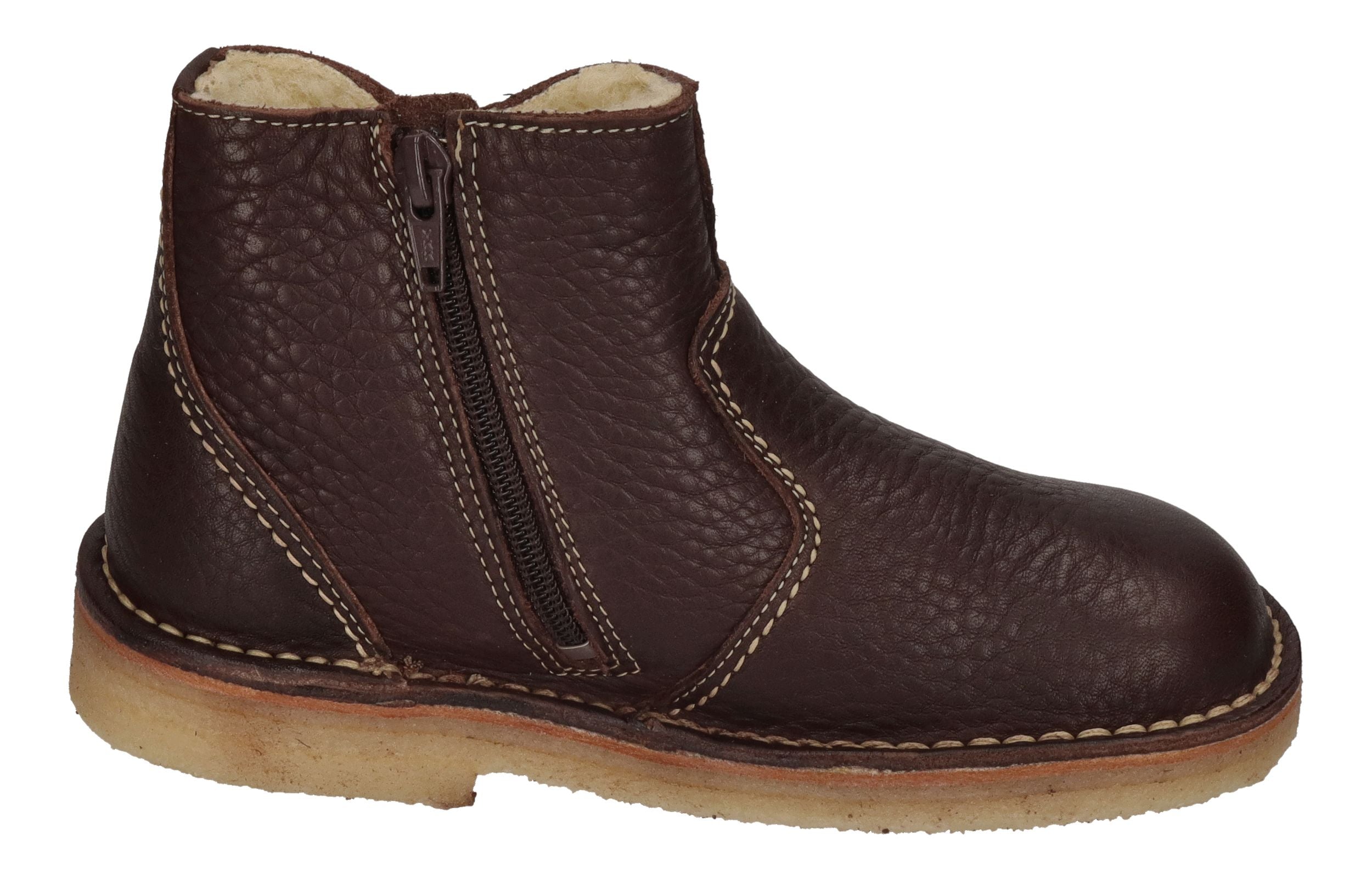 DUCKFEET gefütterte Damen Stiefeletten MIDDELFART choco