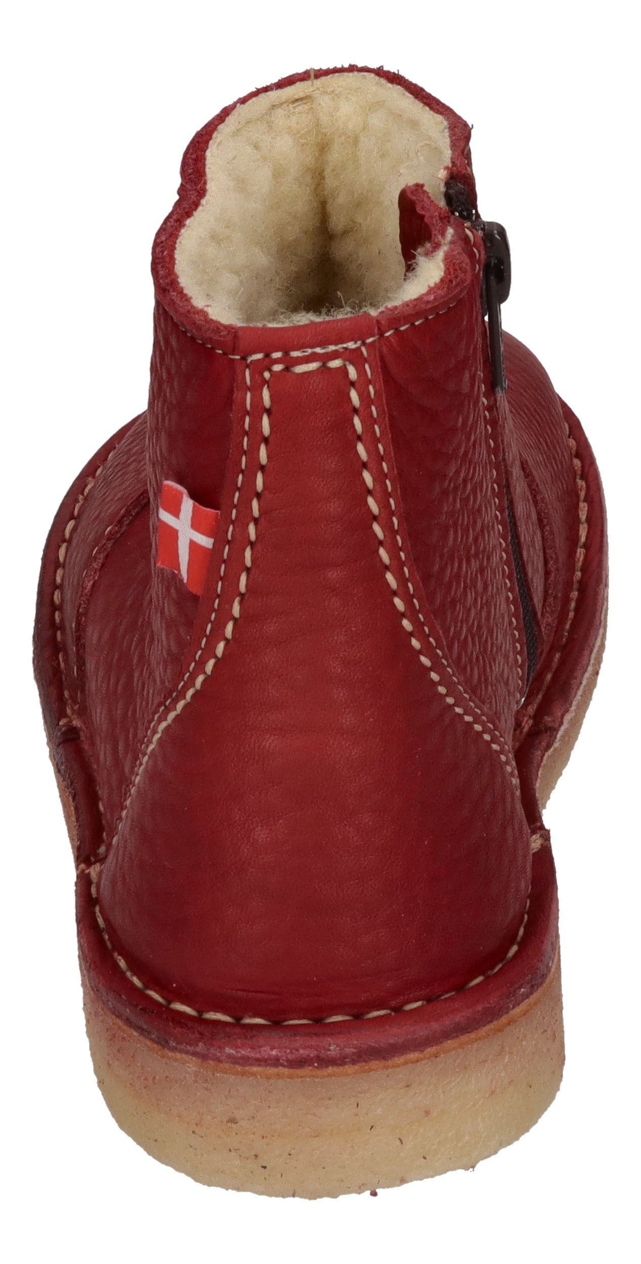 DUCKFEET gefütterte Damen Stiefeletten MIDDELFART granate