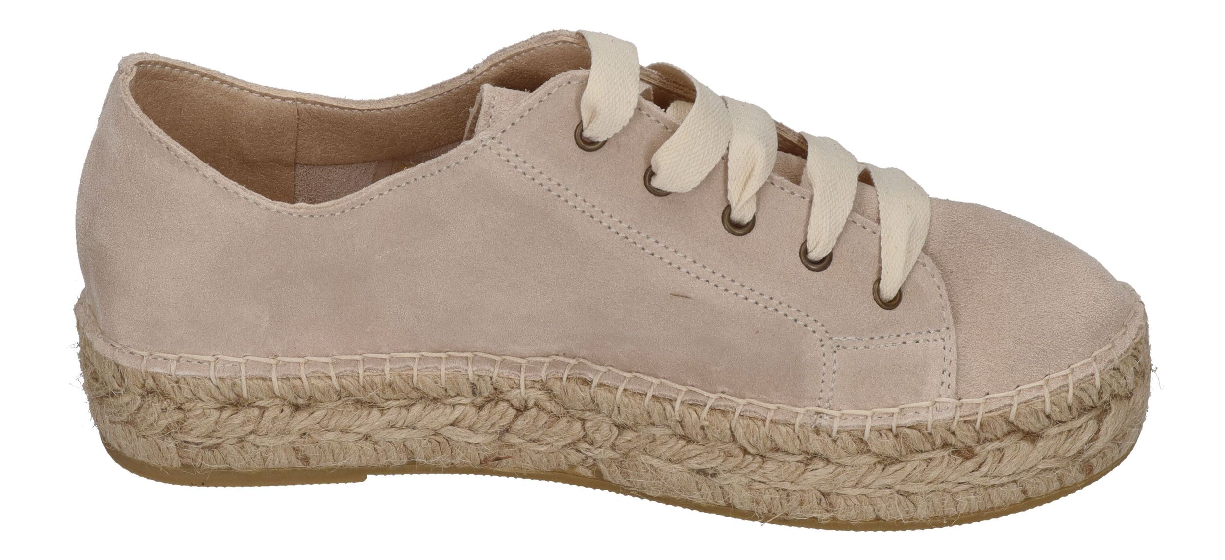 ESPADRIJ L'ORIGINALE Espadrilles - BASKET VELOUR - beige