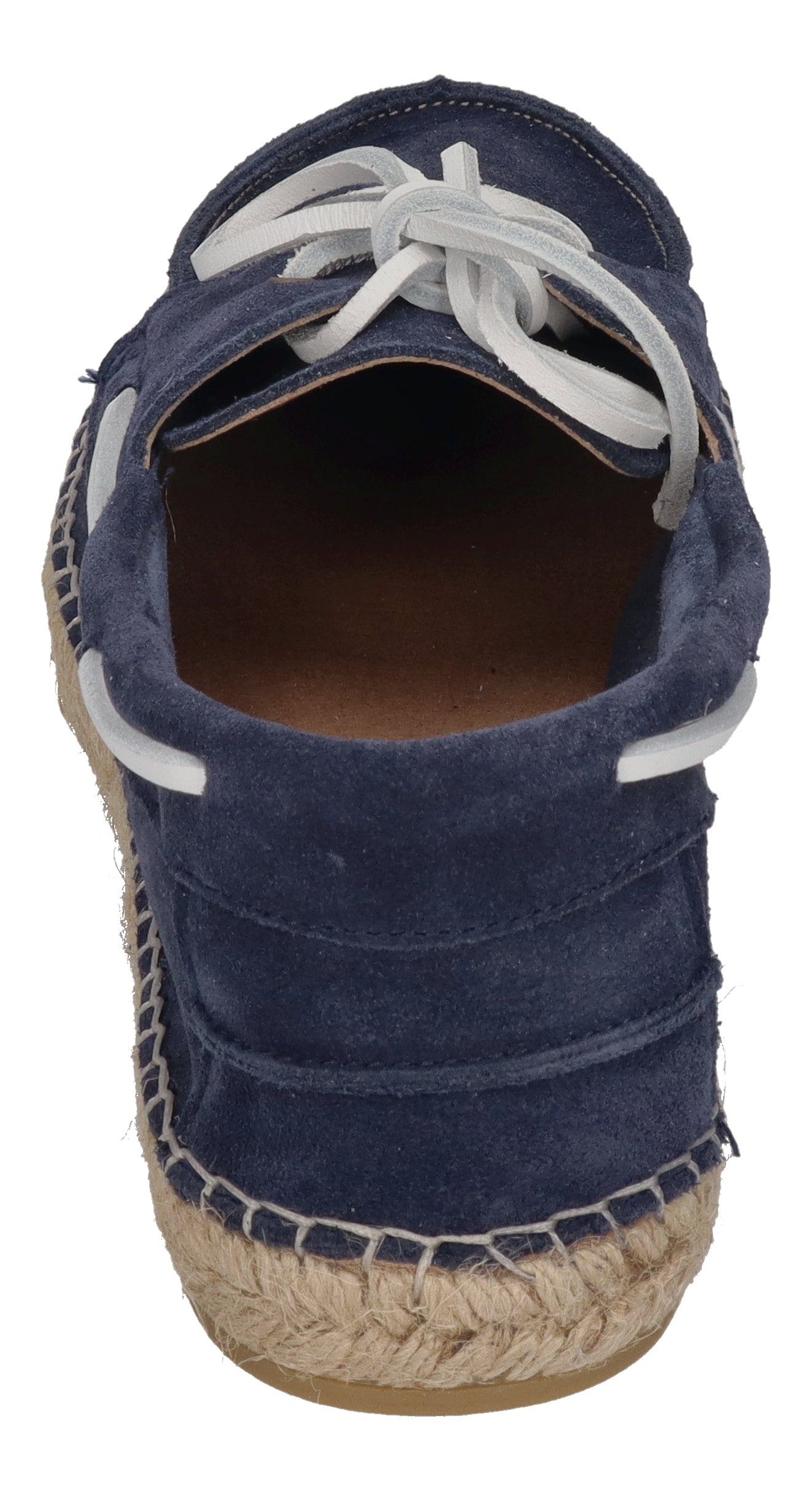 ESPADRIJ L'ORIGINALE Espadrilles - NAVIRE VELOUR MEN - marine x white laces
