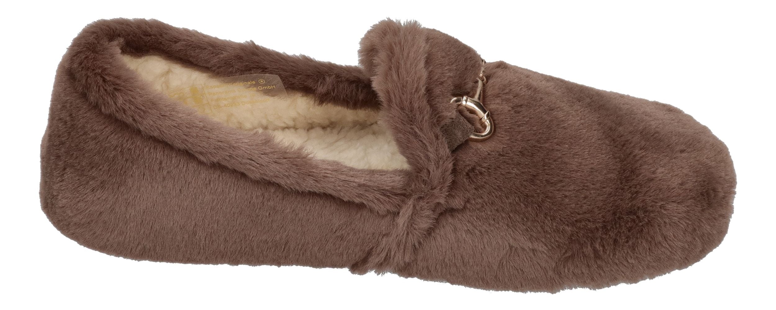 ESPADRIJ L'ORIGINALE Hausschuhe BALLERINE COZY marron