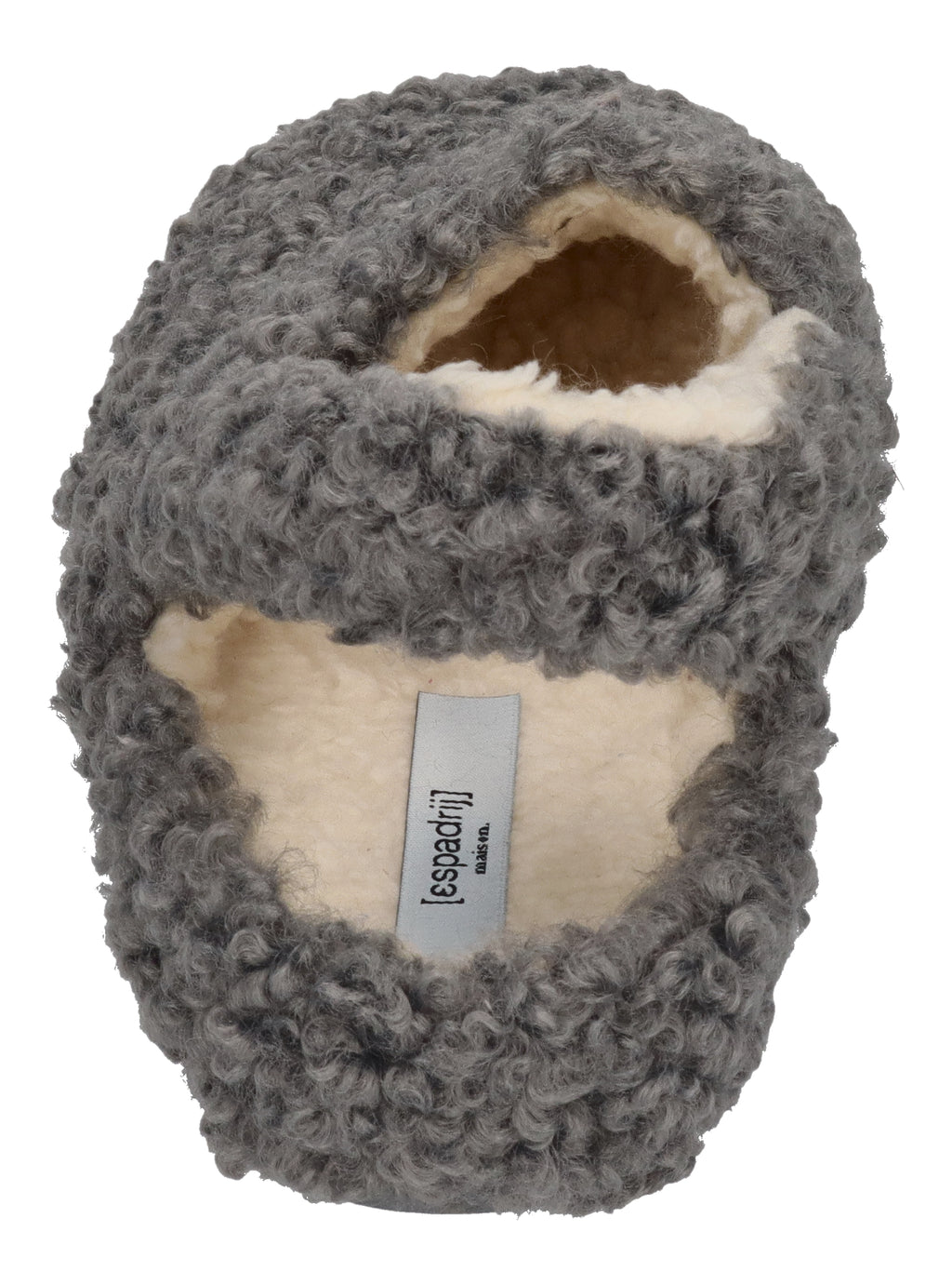 ESPADRIJ L'ORIGINALE Hausschuhe ELASTIQUE CURLY gris