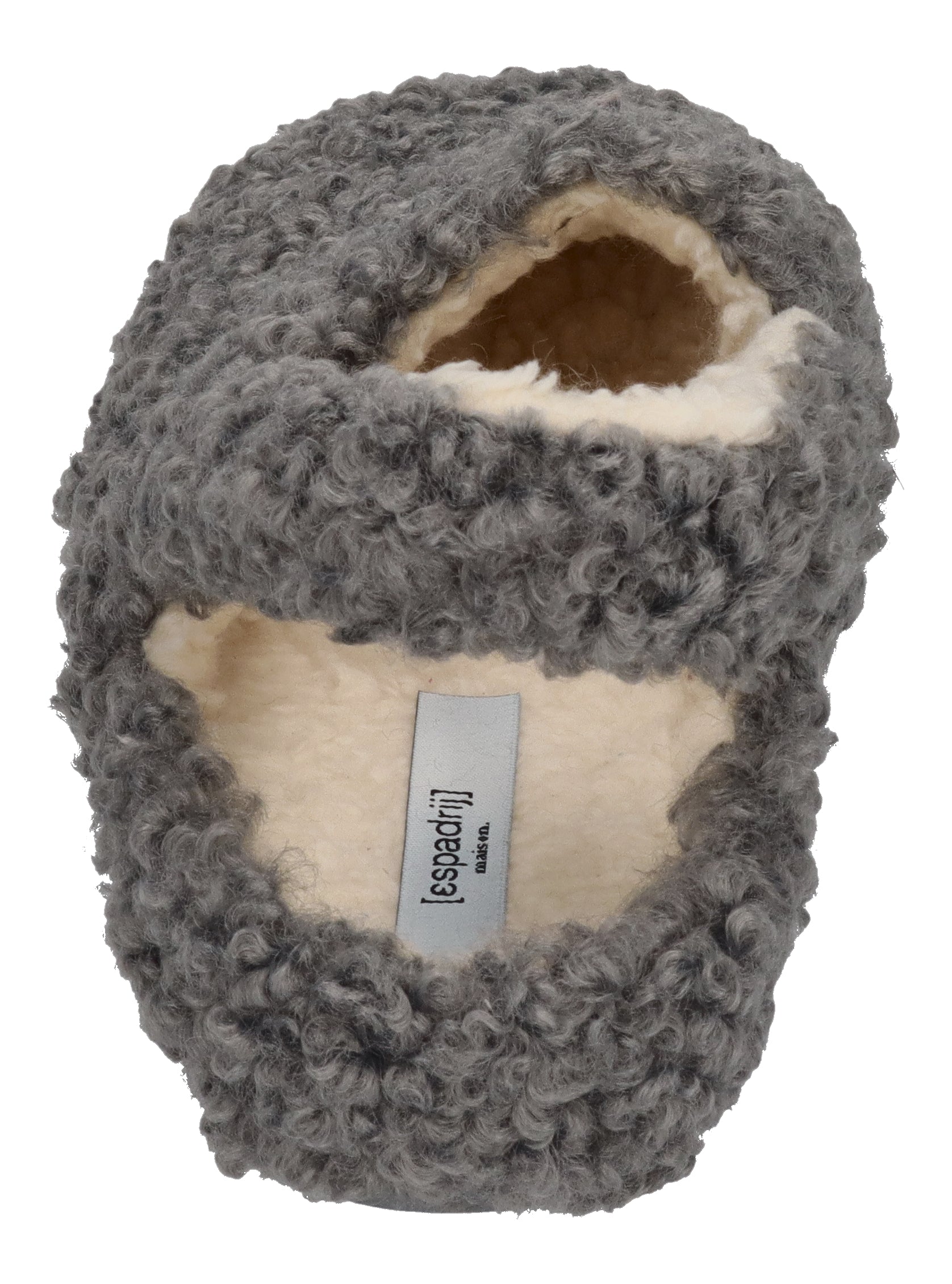 ESPADRIJ L'ORIGINALE Hausschuhe ELASTIQUE CURLY gris