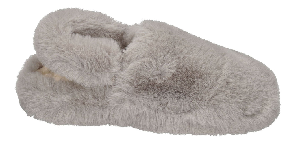 ESPADRIJ L'ORIGINALE Hausschuhe ELASTIQUE FURRY gris