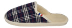 ESPADRIJ L'ORIGINALE Hausschuhe CHAUSSON WOOLCHECK marine check small