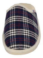 ESPADRIJ L'ORIGINALE Hausschuhe CHAUSSON WOOLCHECK marine check small