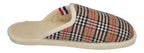 ESPADRIJ L'ORIGINALE Hausschuhe CHAUSSON WOOLCHECK sable check small